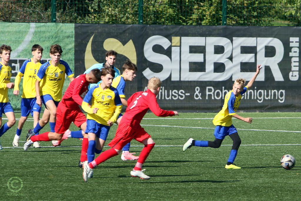 Erster Dreier unserer U15 I in Grimma